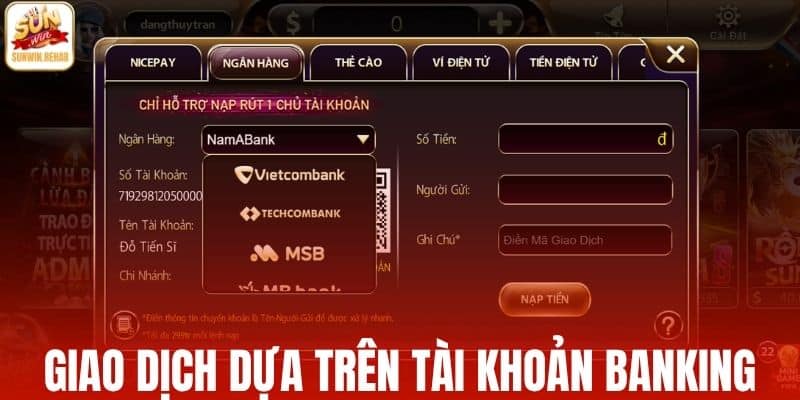 Giao dịch dựa trên tài khoản banking