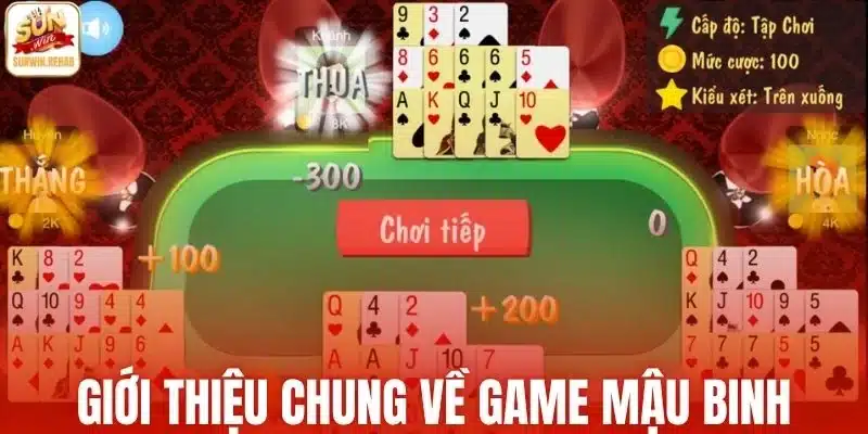 Giới thiệu chung về game mậu binh Sunwin